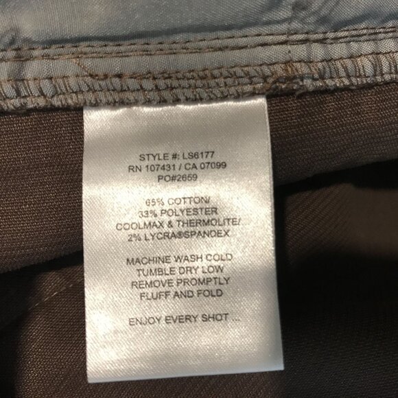 LINKSOUL MacKenzie Stretch Brown Corduroy 5 Pocket Pant Ellis Men 36L X 33 - Picture 5 of 8